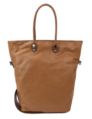 Carrie Faux Suede Travel Friendly Convertible Tote Bag