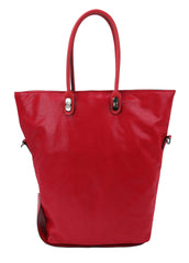 Carrie Faux Suede Travel Friendly Convertible Tote Bag