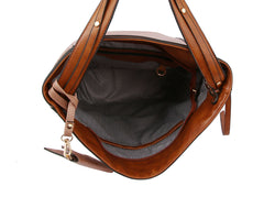 Thea Faux Leather Boho Tote Bag