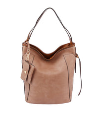 Thea Faux Leather Boho Tote Bag