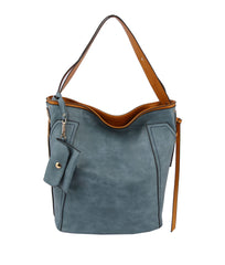 Thea Faux Leather Boho Tote Bag