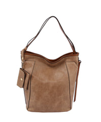 Thea Faux Leather Boho Tote Bag