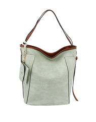 Thea Faux Leather Boho Tote Bag