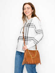 Ellie Fringe Crossbody Bag