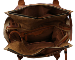 Ronnie Faux Leather Weekend Messenger Bag