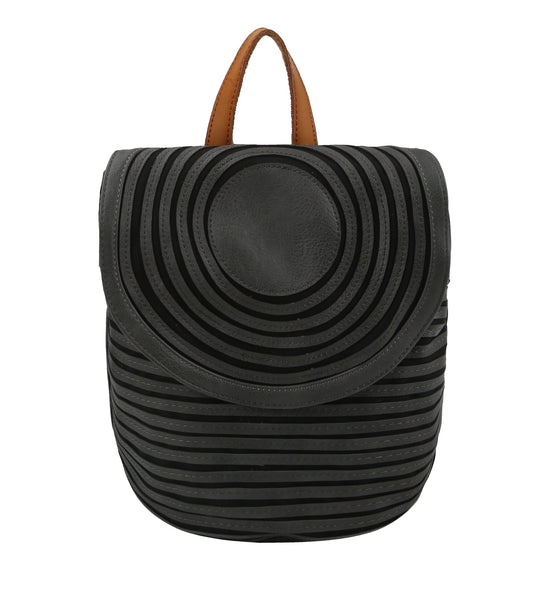 Strappy Leather Backpack