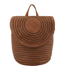 Strappy Leather Backpack