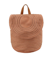 Strappy Leather Backpack