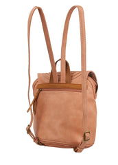 Strappy Leather Backpack