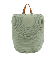 Strappy Leather Backpack