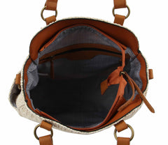 Woven Straw Tote Bag