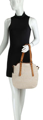 Woven Straw Tote Bag