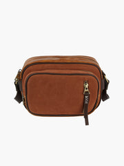 Gemma Chamois Leather Snapshot Crossbody Bag