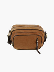 Gemma Chamois Leather Snapshot Crossbody Bag