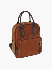 Kate Chamois Leather Backpack Bag