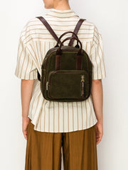 Kate Chamois Leather Backpack Bag