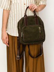 Kate Chamois Leather Backpack Bag