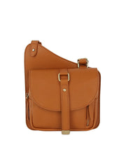 Sage Casual Leather Crossbody Bag