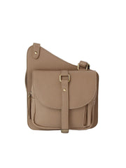 Sage Casual Leather Crossbody Bag