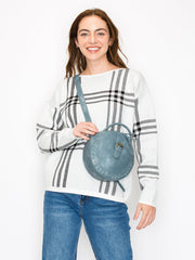 Zoey round shoulder crossbag