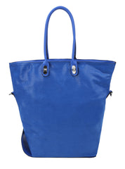 Carrie Faux Suede Travel Friendly Convertible Tote Bag