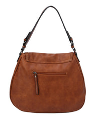 Reese Faux Leather Boho Saddle Bag