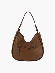 Nia Chamois Leather Crescent Shoulder Bag