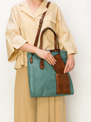 Teagan Faux Leather Tote Bag