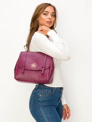 Emma Fashion Leather Satchel