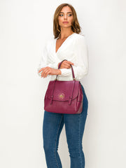 Emma Fashion Leather Satchel