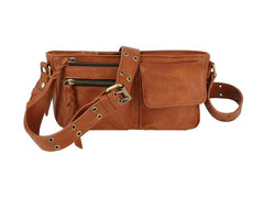 Sierra Casual Leather Crossbody Bag