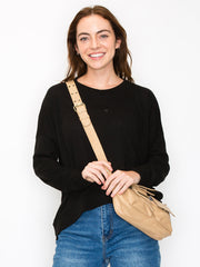 Sierra Casual Leather Crossbody Bag