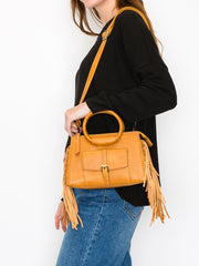 Amber Crossbody with Fringe Bag