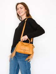 Amber Crossbody with Fringe Bag